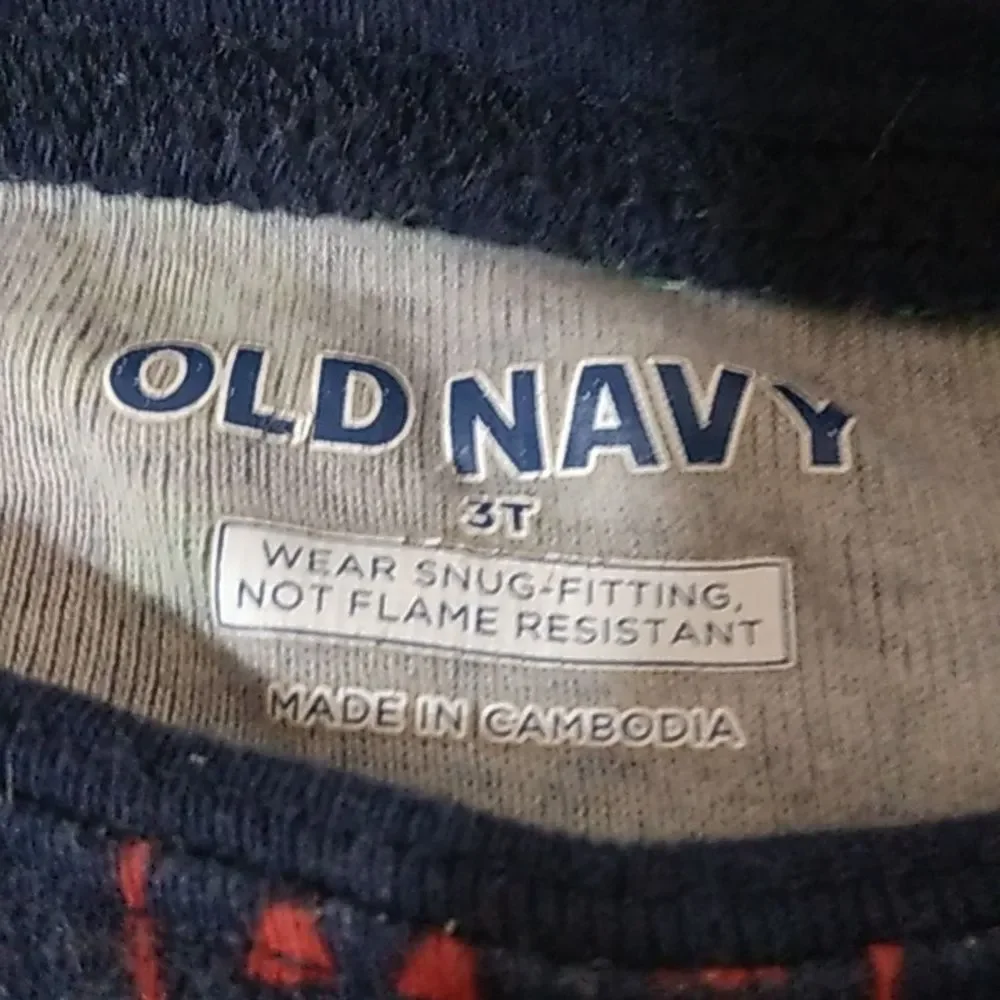 Old Navy 3T Sleep Monster Pajamas for Toddlers